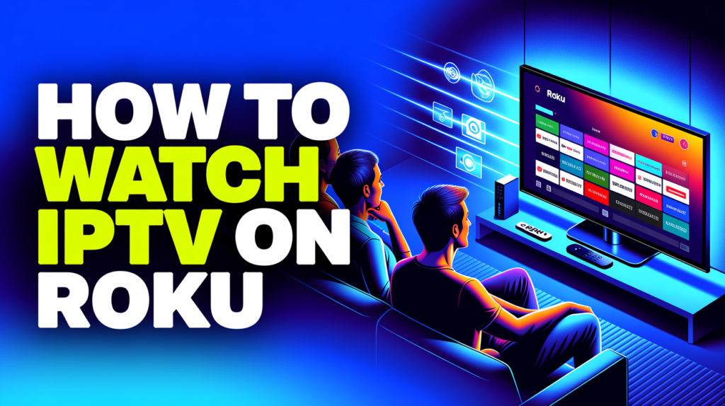 how to watch iptv on roku